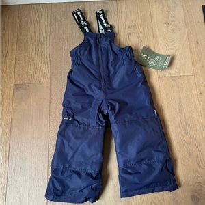 Kamik Navy Blue Snow Bibs Size 3